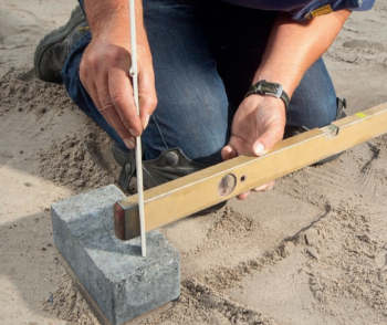 Gebruikte bestrating leggen